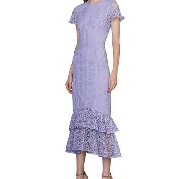 💐ML Monique Lhuillier lace dress size 0 NWT💐 - Picture 1 of 14